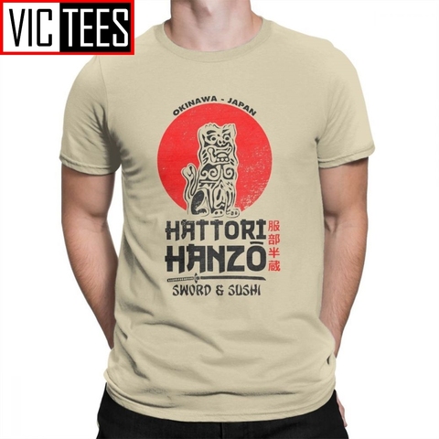 Hattori Hanzo Warrior T Shirt Tops Round Neck Short Sleeves Teenage Tees Funny 100% Cotton T-Shirt for Men ► Photo 1/6