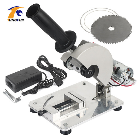 DIY Drill Micro Cutting Machine Mini Small Aluminum Alloy Table Saw Cutting Aluminum Machine Stainless Steel Copper Electric Saw ► Photo 1/6