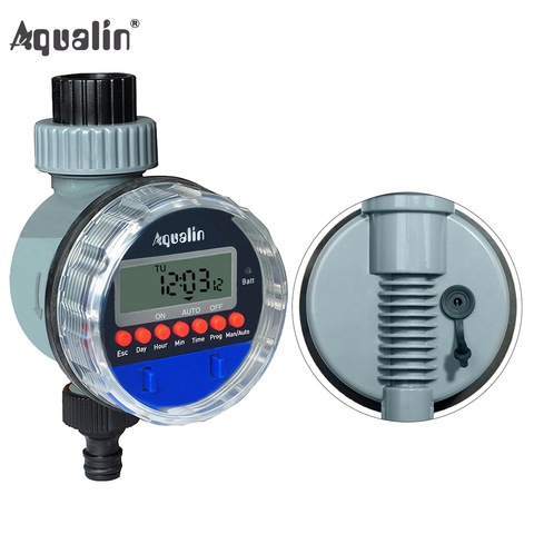 Automatic Electronic Ball Valve Water Timer Home Waterproof Garden Watering Timer Irrigation Controller with LCD Display ► Photo 1/6