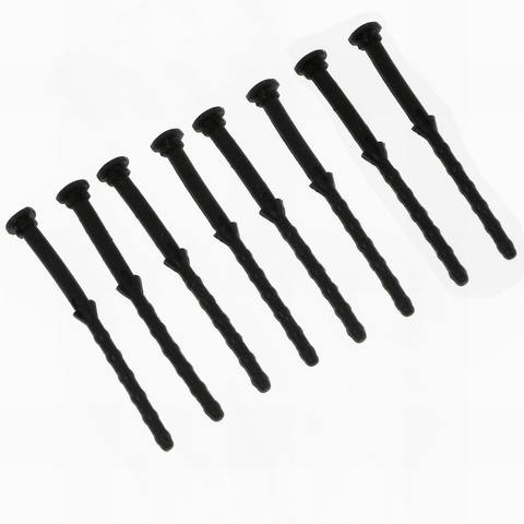 20 PCS 65mm PC Case Fan Mounting Screws Rubber Black Noise Absorbtion Shock Absorption Pins Rivet For Computer PC Case ► Photo 1/5