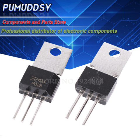 10PCS 2P4M SCR thyristors 2A 500V TO-202 package IC ► Photo 1/2