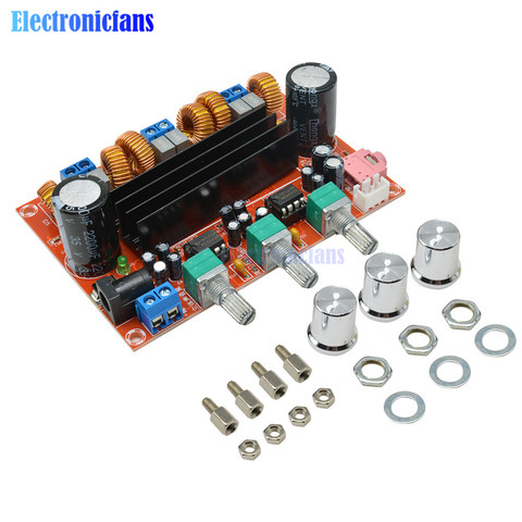 TPA3116D2 50W *2 +100W 2.1 Channel (Left/Right/Subwoofer) Power Amplifier Board Digital Stereo Audio Module 12-24V DC Top Sound ► Photo 1/6