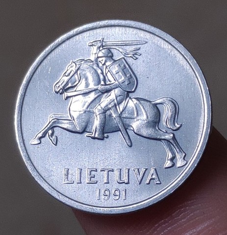 19mm Lithuania ,100% Real Genuine Comemorative Coin,Original Collection ► Photo 1/1