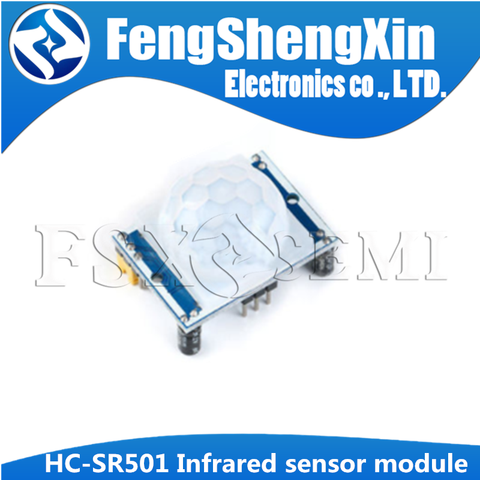 1pcs SR501 HC-SR501 Adjust IR Pyroelectric Infrared PIR module Motion Sensor Detector Module ► Photo 1/1