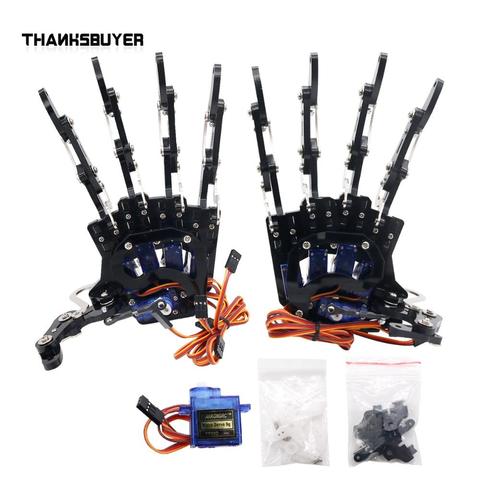 Robot Right & Left Hand with Servos Five Fingers Clamper Claw Gripper Mechanical Arm for Assembled for DIY ► Photo 1/6