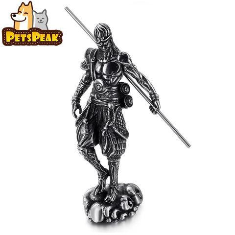 Buy Online Titaium Steel Monkey King Sun Wukong Statue Home Decoration China Gift Alitools