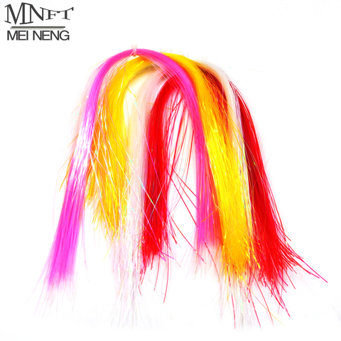 MNFT 4 Packs Fly Fishing Tying Crystal Flash Flashabou Holographic Tinsel Jig Hook Lure Making Fly Tying Material ► Photo 1/6