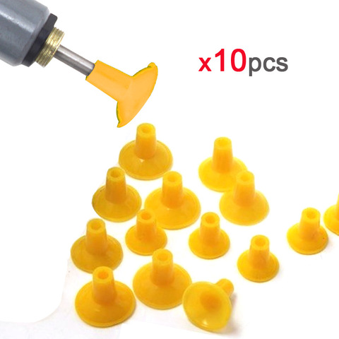 10pcs Valve Grinder Rubber Sucker Yellow for Car Motorcycle Electro-pneumatic Valve Grinding Cup ► Photo 1/3