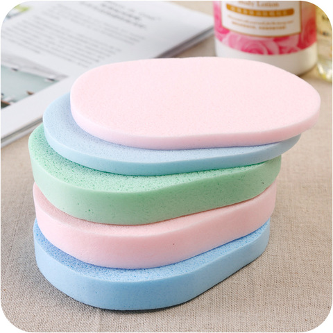 2Pcs Facial Cleansing Sponge Puff Face Cleaning Wash Pad Puff Available Soft Makeup Seaweed Sponge Makeup Cleansing Random Color ► Photo 1/5