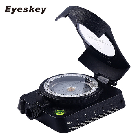 Eyeskey Professional Waterproof Led Lamp Map Measurement Compass Survival Aluminum Alloy Compass, Military Grade(with battery) ► Photo 1/1
