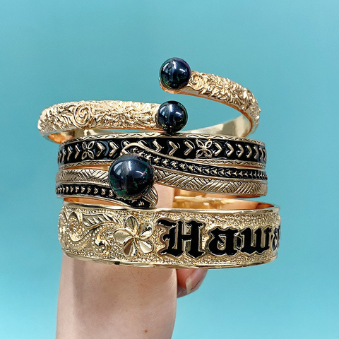 KOMI Inner Diameter 6-9CM Hawaii Samoa Marshall Micronesia Chuuk Polynesian  Black Dripping Oil Pearls Man Woman Bracelet Bangle - Price history &  Review, AliExpress Seller - Shop2167091 Store