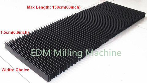 CNC Milling Flexible Engraver Machine Tool Protective Flat Accordion Bellows Cover 130mm-300mm For Milling Machine Tool ► Photo 1/5