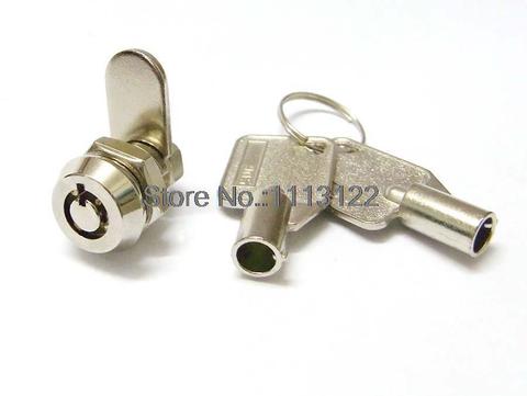 MS905 Small Tubular Key Cam Lock Mini Cam Locks for Computer Case Small Round key Cam Locks for Enclosure 1/2 Key Pull-1 Pc ► Photo 1/4