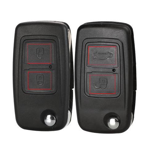 jingyuqin For Chery A5 Fulwin Tiggo E5 A1 Cowin Car Key Case 2 Buttons Remote Key Shell Cover Fob Blank ► Photo 1/5