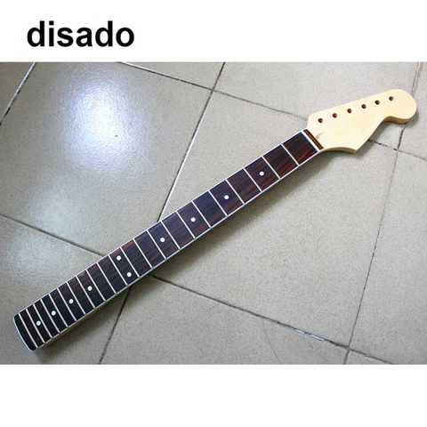 disado 22 Frets maple Electric Guitar Neck rosewood fretboard glossy paint wood color guitar parts accessories ► Photo 1/6