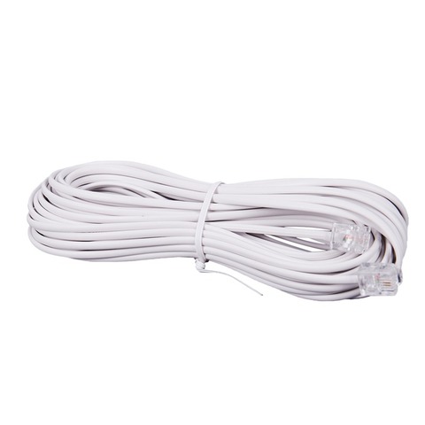 1pcs 10m RJ11 Telephone Connector Extension Cable White ► Photo 1/6