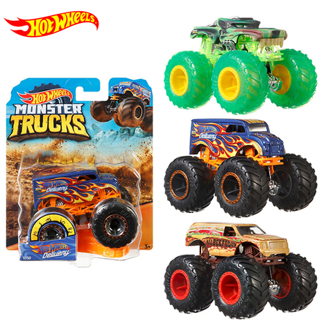 Hot Wheels Tracks 1:64 Monster Diecast Car Toys Collection Model Trucks Assortment Metal Cars Boys Toys for Children Kids Gifts ► Photo 1/6