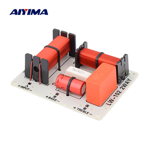 AIYIMA 150W  Professional Hifi Treble Bass Audio Speaker Frequency Divider Filter Crossover 2 Way Home Theater Two Way Crossover ► Photo 1/6