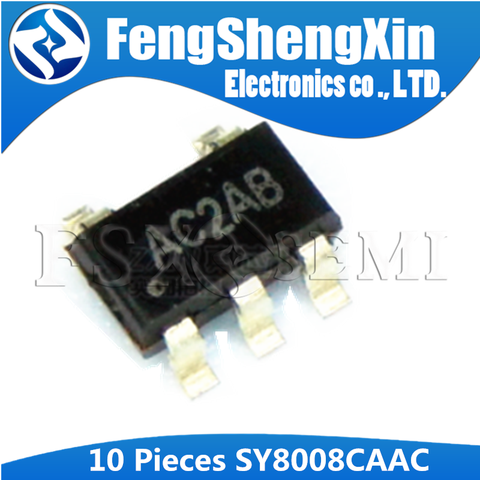 10pcs/lot  SY8008CAAC SOT23-5 SY8008 SY8008C AC Step-down IC chip ► Photo 1/2
