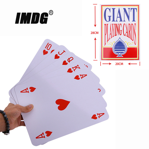 Oversized Poker A4 Size Extra large Playing Cards Game Entertainment Cards 20*28cm ► Photo 1/4