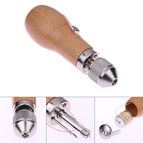 Manual Speedy Stitcher Sewing Stitching Machine Heavy Repair Tool Metal Wood for Leathercraft Canvas Leather DIY Sewing Tools ► Photo 1/6