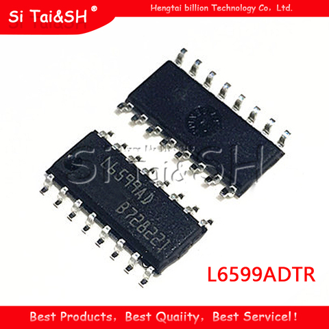 5PCS L6599ADTR L6599AD L6599A L6599 SOP16  LCD power management chip IC ► Photo 1/1