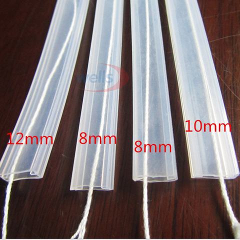5m/10m length Silicon tube 8mm/10mm/12mm IP67 for SMD 5050 3528 3014 5630 ws2801 ws2811 ws2812b waterproof led strip light ► Photo 1/2