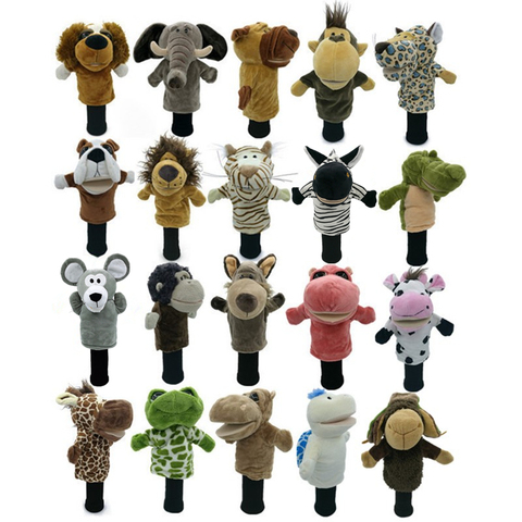 All Kinds Of Animals Golf Head Covers Fit Up To Fairway Woods Men Lady Golf Club Cover Mascot Novelty Cute Gift ► Photo 1/6