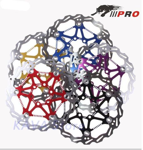 IIIPRO Bike Disc Brake Rotors DH Ultralight Floating Disc Pads 160mm 180mm 203mm 6/7/8 inches for MTB Bicycle parts component ► Photo 1/5