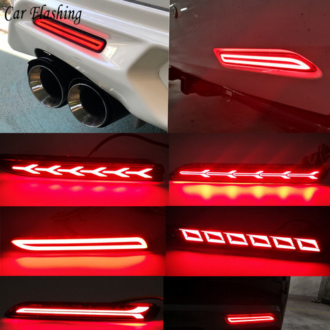 1Pair For Toyota RAV4 Camry Reiz WISH SIENNA Innova Lexus ISF GX470 RX300 5630 LED Car Rear Bumper Reflector Tail Brake Light ► Photo 1/6