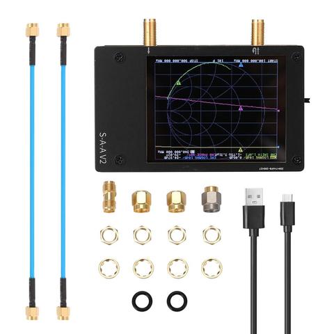 3G Vector Network Analyzer S-A-A-2 NanoVNA V2 Antenna Analyzer Shortwave HF VHF UHF with Housing ► Photo 1/6