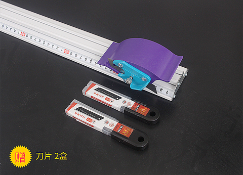 For Kt board Pvc board Manual Cutting ruler aluminum alloy anti-skid Positioning cutting ruler cutting track Woodworking tool ► Photo 1/6