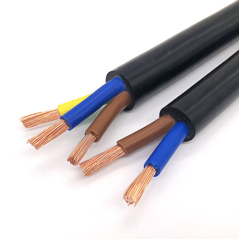 5 Meters RVV Copper Wire Sheath Line 2 3 core 1 / 1.5 / 2.5 / 4 / 6mm Cable Outdoor Flexible Wire ► Photo 1/5