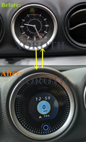 Auto Parts Digital GPS Clock Altimeter,Instrument Decoration Clock Inclinometer for Suzuki New Vitara 2015-2022 ► Photo 1/6