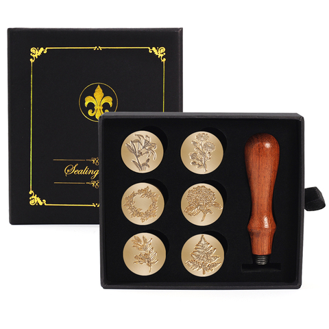 Wax Seal Kit, Wax Stamp Kit with Vintage Seal Stamp, for Postcard  Invitation Letters Gifts and Envelope Wax Seal 