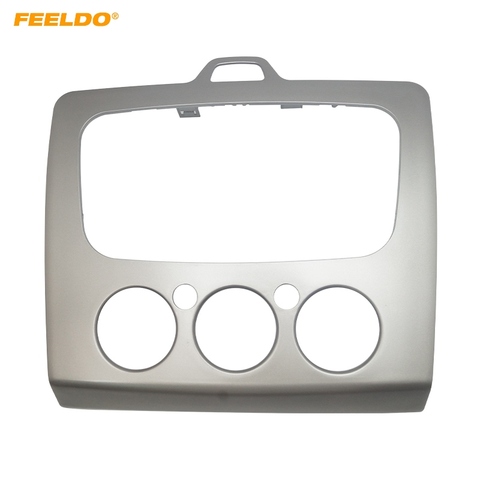 FEELDO Car Radio Stereo DVD Frame Fascia Dash Panel For Ford Focus MK2(05~07) into MK2.5(09~13) Stereo Conversion #HQ3091 ► Photo 1/6