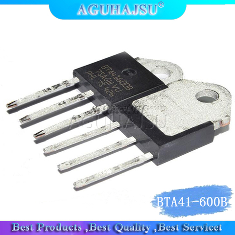 5pcs/lot BTA41-600B BTA41600B BTA41 BTA41-600B Triacs 40 Amp 600 Volt TO-3P new original ► Photo 1/1