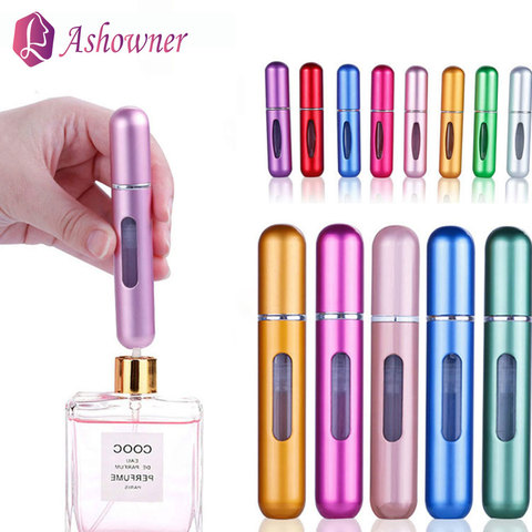 8ml Refillable Mini Perfume Bottle Portable Aluminum Atomizer 5ml Refill Perfume Spray Bottle Cosmetic Container For Travel ► Photo 1/6