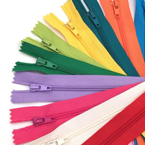 10pcs 3# 12 inch/ 30cm  Nylon Coil Zippers for skirt pants lace zippers DIY for sewing fastener clothing sewing accessories ► Photo 1/6