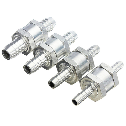 Aluminum Fuel Check valve for fuel system (petrol, diesel)-6mm, 8mm, 10mm, 12mm, 14mm, 16mm ► Photo 1/6