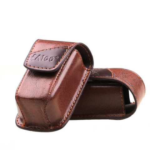 Men's Fashion Portable Folding Reading Glasses Bag Cases Presbyopia Eyewear Holder Magnetic Buckle Leather Case Box for Belt ► Photo 1/5