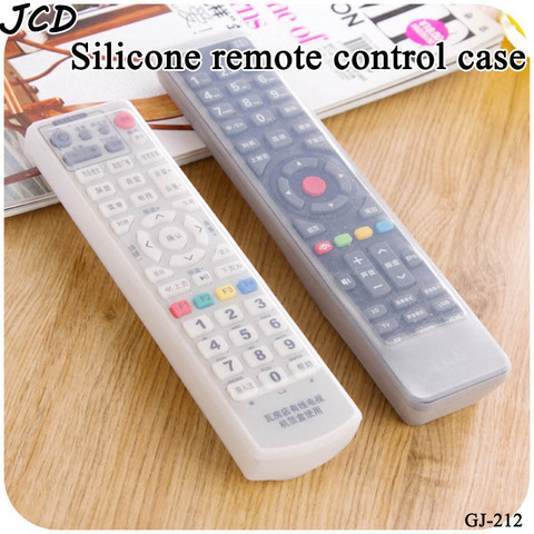 JCD 1PCS transparent silicone case for TV remote control air conditioning cover anti-dust waterproof storage bag elasticity bag ► Photo 1/6