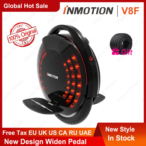 2022 Newest Original INMOTION V8F unicycle widen pedal built in legpads one wheel eletric balance wheel ► Photo 1/5