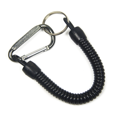XC Tactical Lanyard Spring Rope Outdoor Hiking Camping Anti-lost Phone Key Chain Molle Military Backpack Attactment Spring Strap ► Photo 1/6