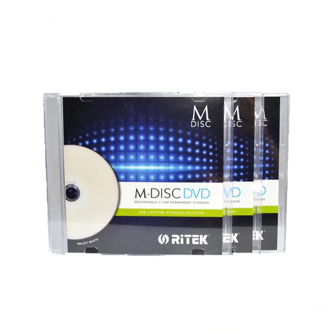 Wholesale 1 pcs 4.7 gb Printable DVD M-Discs with Storage Duration of Up to 1000 Years. ► Photo 1/4