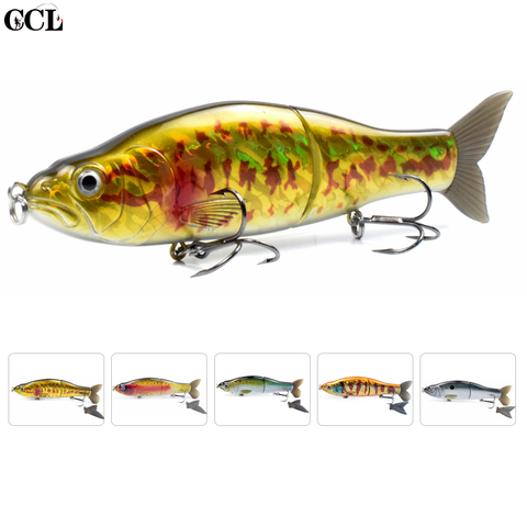 CCLTBA 16.5cm 62g Sinking Glide Bait Hard Body with Soft Tails Swimbait Slide Shad Lures 165S  Wobblers Fishing TackleFishing ► Photo 1/6