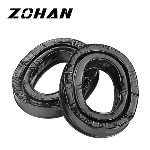 ZOHAN Gel Ear Pads for 3M PELTOR Earmuffs, Personal Protective Equipment ,Comfort Replacement Ear Muffs Cushions,Black ► Photo 1/6