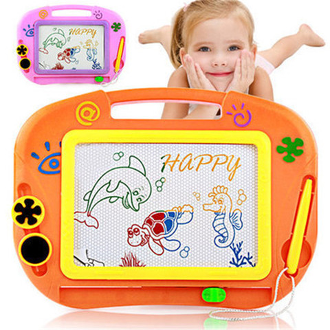 Magnetic Drawing Board - Kids Magna Drawing Doodle Board Erasable Writing Sketch Board Pad Toddler Doodle Board Lovely Stamps ► Photo 1/5