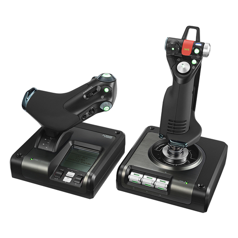 Logitech X52 PROFESSIONAL HOTAS part-matal throttle and stick simulation countroller ► Photo 1/1