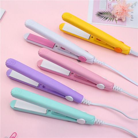 Cartoon Hair Straightener Curly Hair Mini Student Small Power Girl 2 in 1 Hair Curler Straightening Tools ► Photo 1/6